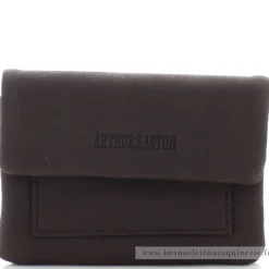 Arthur Aston Porte-monnaie plat rabat cuir Oscar*Homme Porte-Monnaie Homme