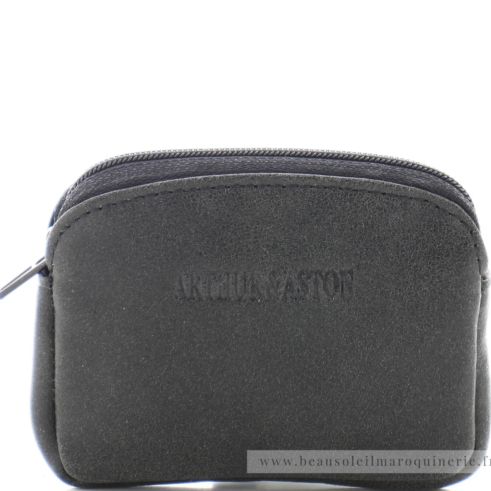 Arthur Aston Porte-monnaie zippe cuir vieilli Diego*Homme Porte-Monnaie Homme