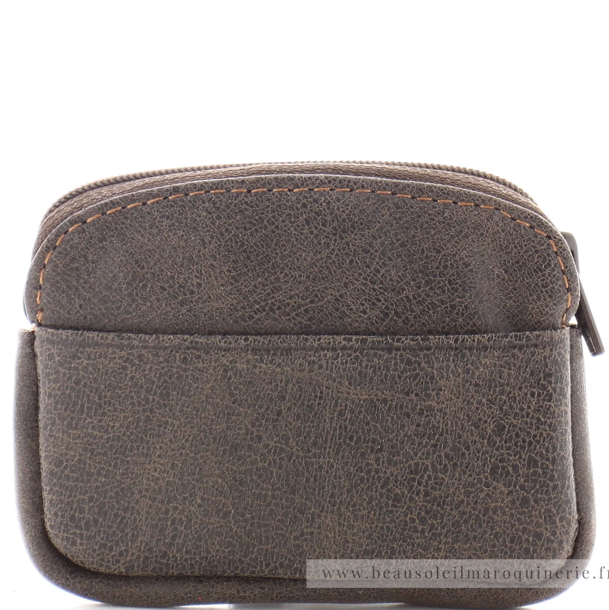 Arthur Aston Porte-monnaie zippe cuir vieilli Diego*Homme Porte-Monnaie Homme