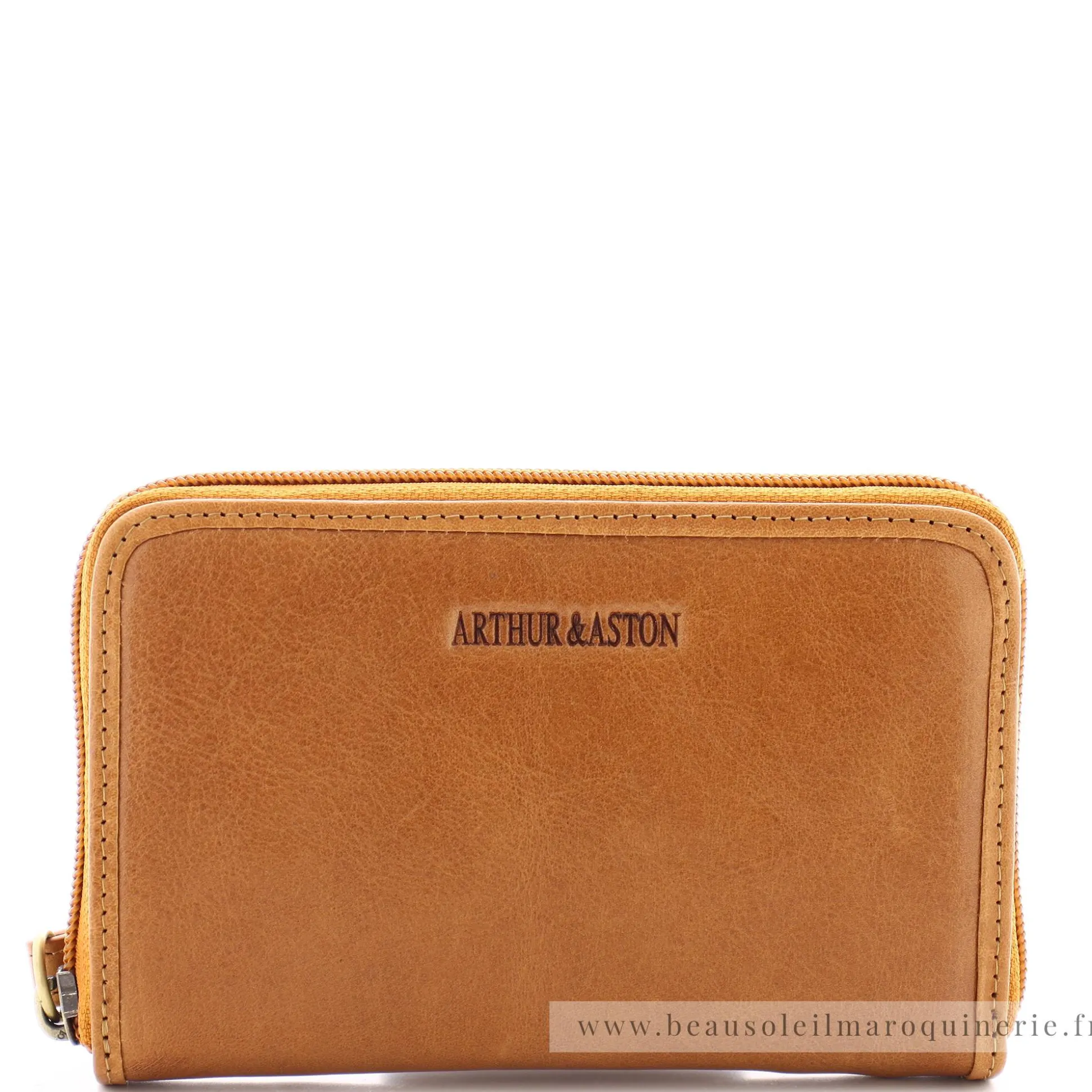 Arthur Aston Porte-monnaie zippe Edith en cuir*Femme Porte-Monnaie Femme