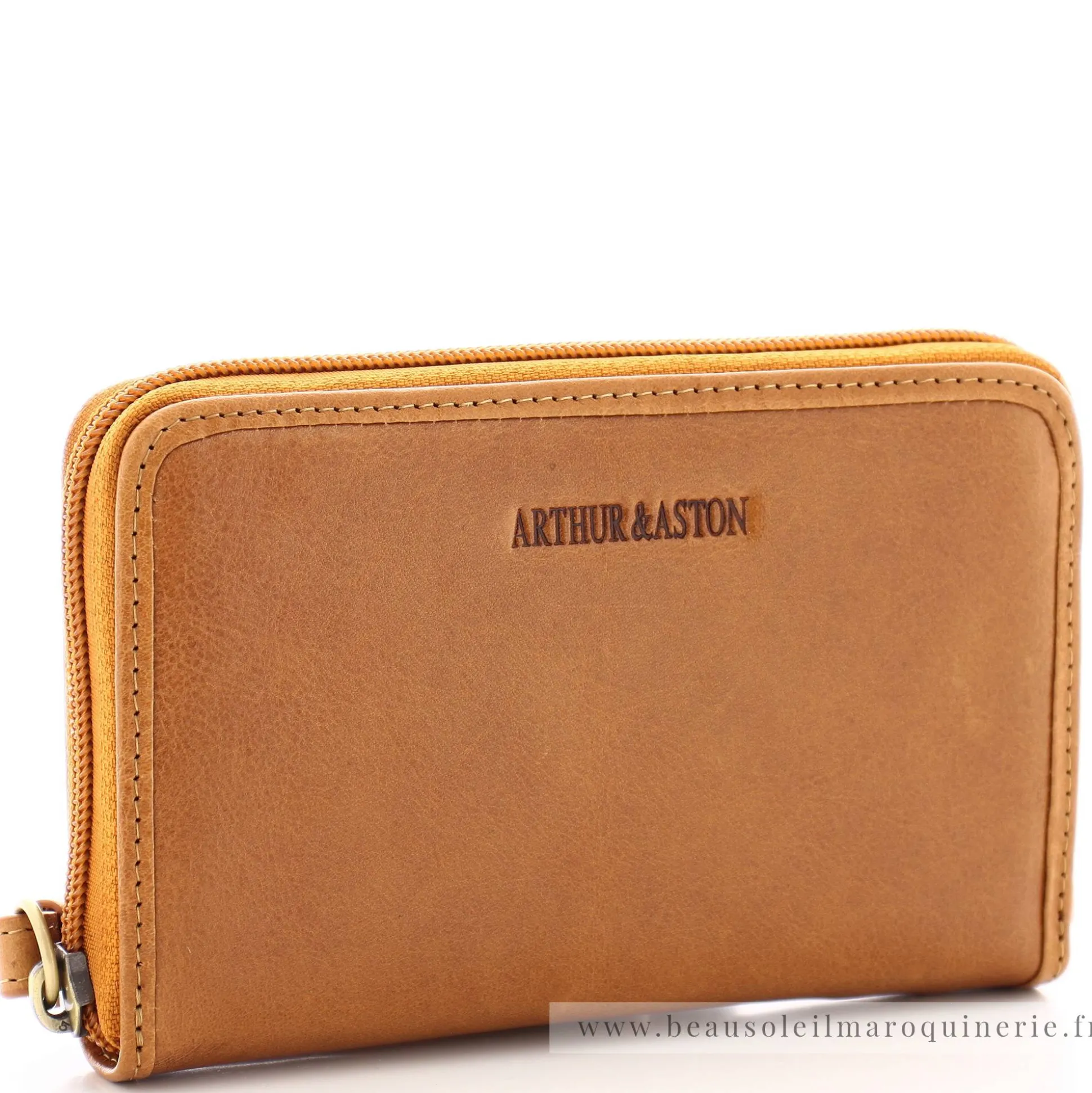 Arthur Aston Porte-monnaie zippe Edith en cuir*Femme Porte-Monnaie Femme