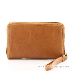 Arthur Aston Porte-monnaie zippe Edith en cuir*Femme Porte-Monnaie Femme