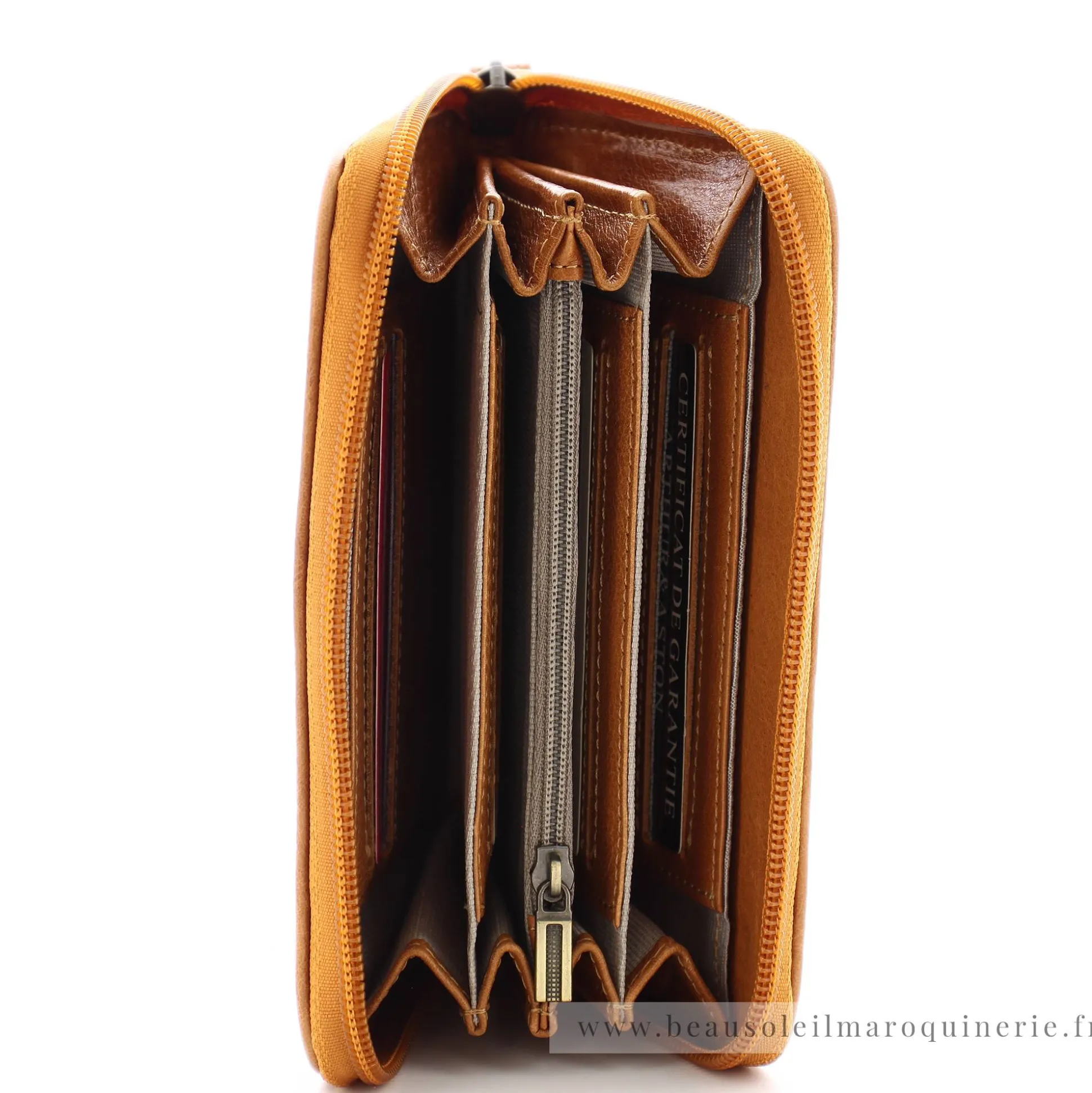 Arthur Aston Porte-monnaie zippe Edith en cuir*Femme Porte-Monnaie Femme