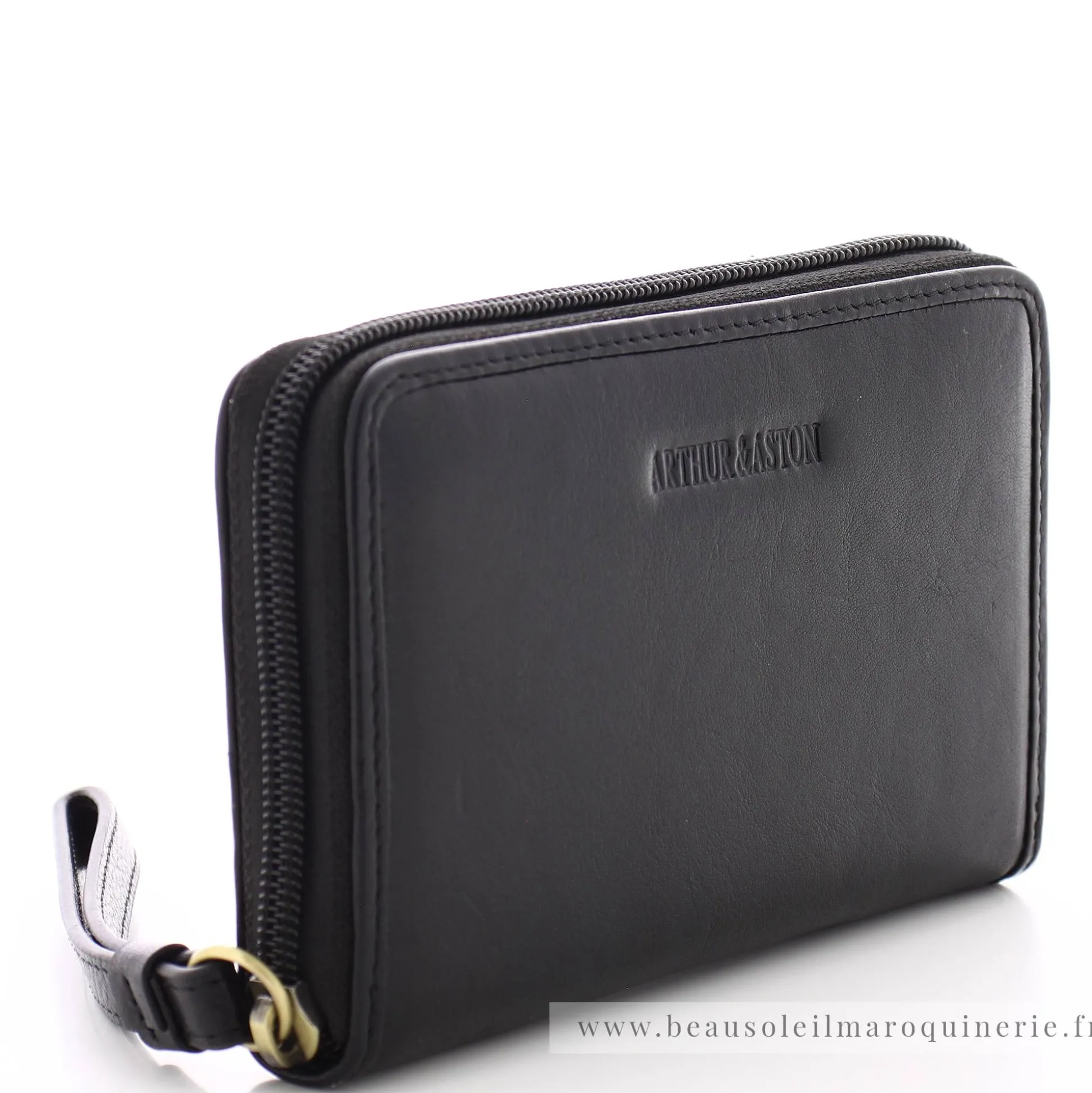 Arthur Aston Porte-monnaie zippe Edith en cuir*Femme Porte-Monnaie Femme