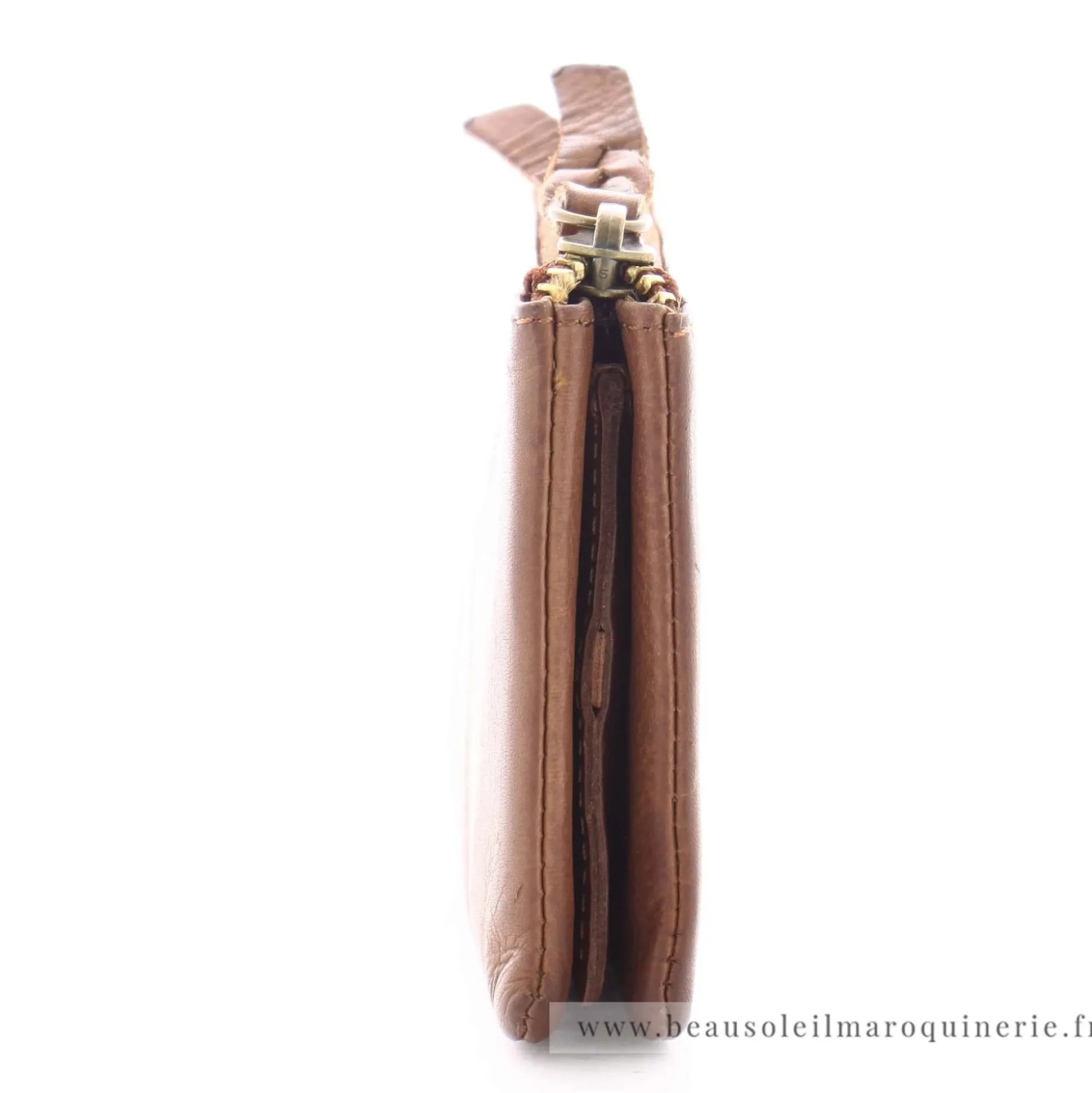 Biba Porte-monnaie zippe Kansas en cuir*Femme Porte-Monnaie Femme