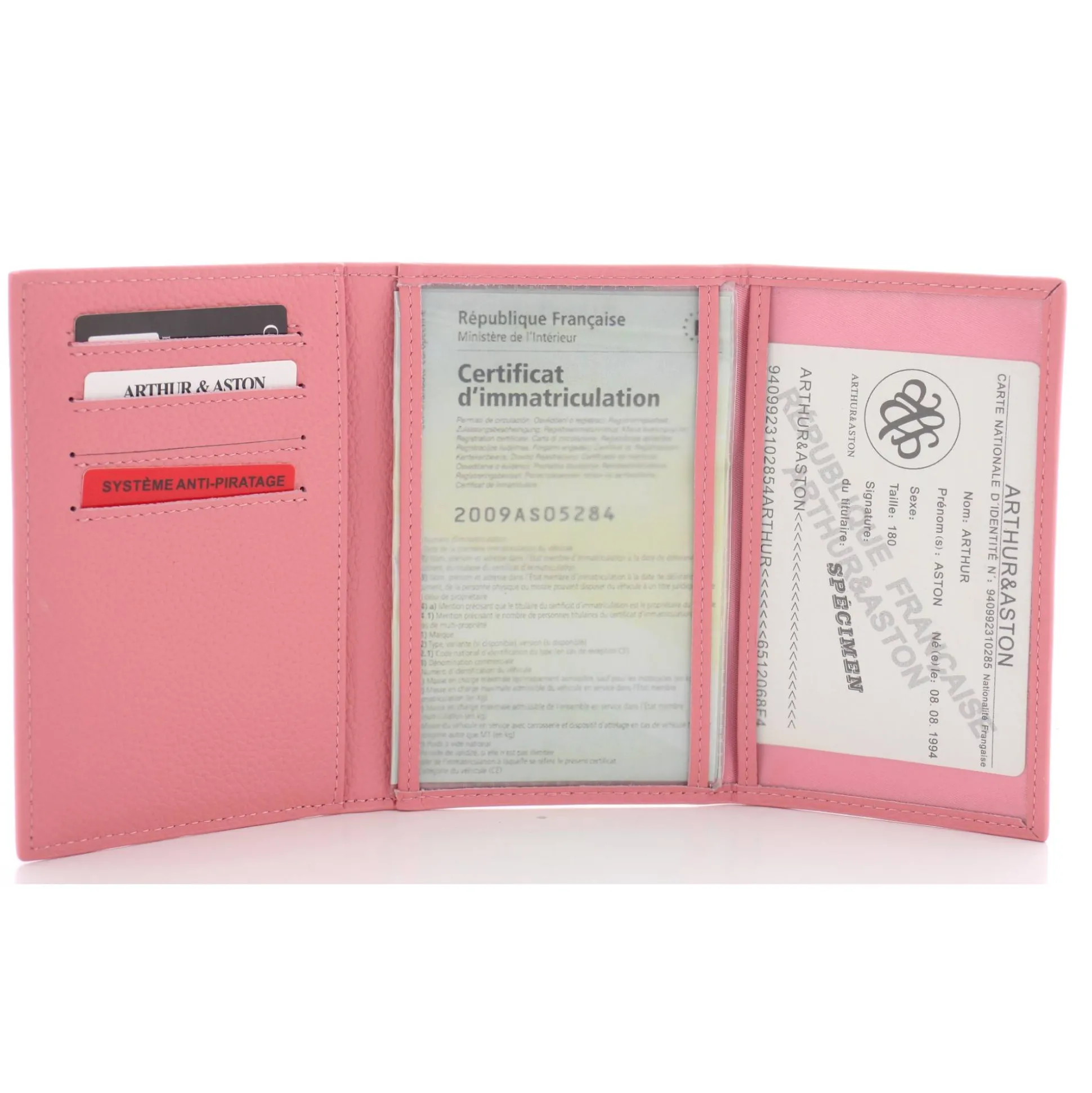 Arthur Aston Porte-papiers Joy en cuir*Femme/Homme Porte-Papiers|Porte-Cartes Homme