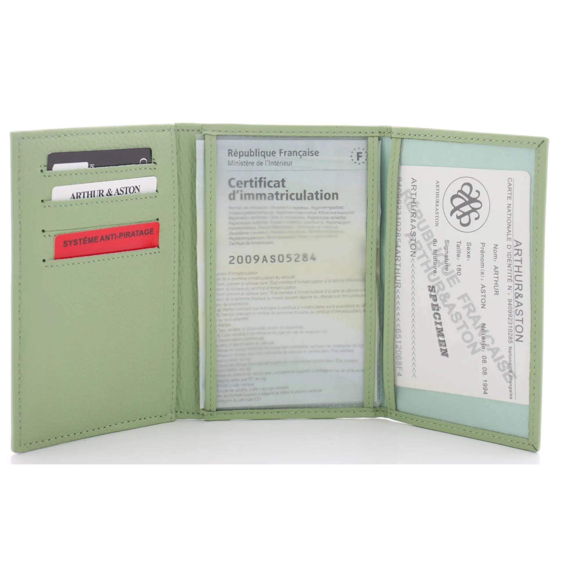Arthur Aston Porte-papiers Joy en cuir*Femme/Homme Porte-Papiers|Porte-Cartes Homme