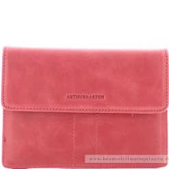 Arthur Aston Porte-papiers rabat cuir huile Isabel*Femme Porte-Cartes Femme