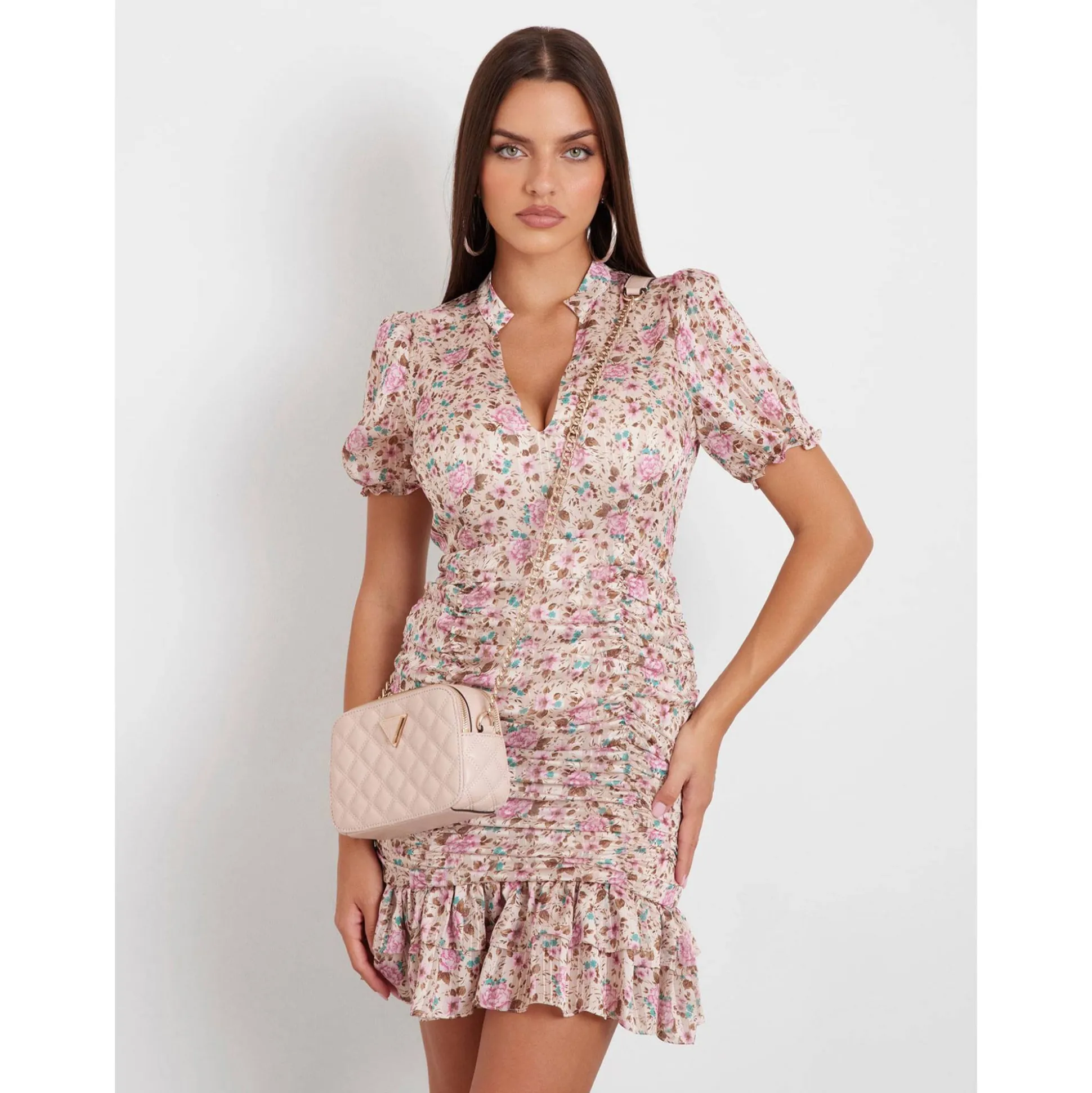 Guess Sac a bandouliere double compartiment Giully*Femme Sacs Bandoulière