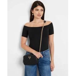 Guess Sac a bandouliere double compartiment Giully*Femme Sacs Bandoulière