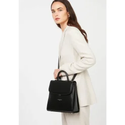 Lancaster Sac a dos a rabat avec fermoir Suave Even*Femme Sacs À Dos Femme