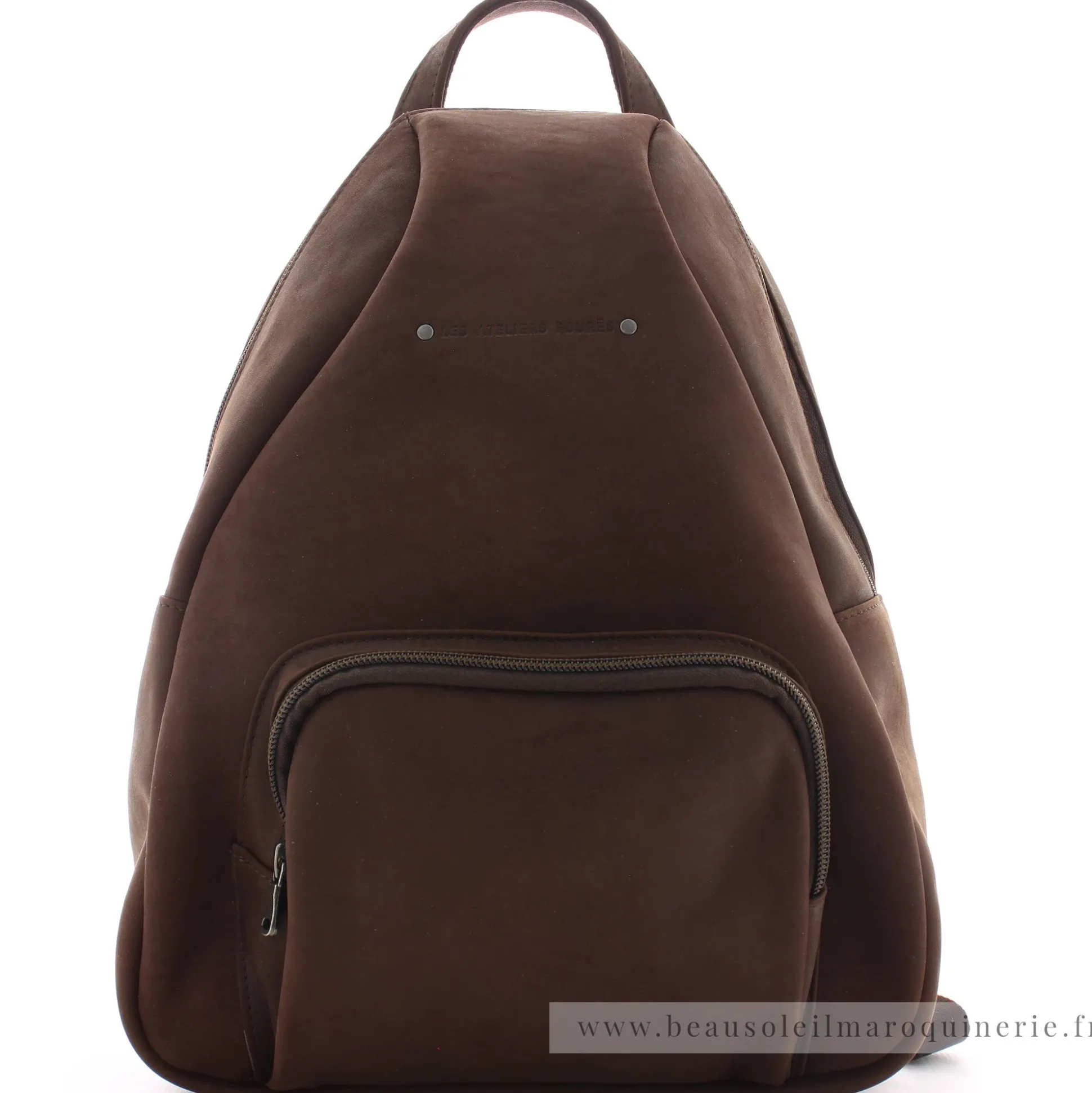 Les Ateliers Foures Sac a dos cuir Eole Baroudeur*Homme Sacs À Dos
