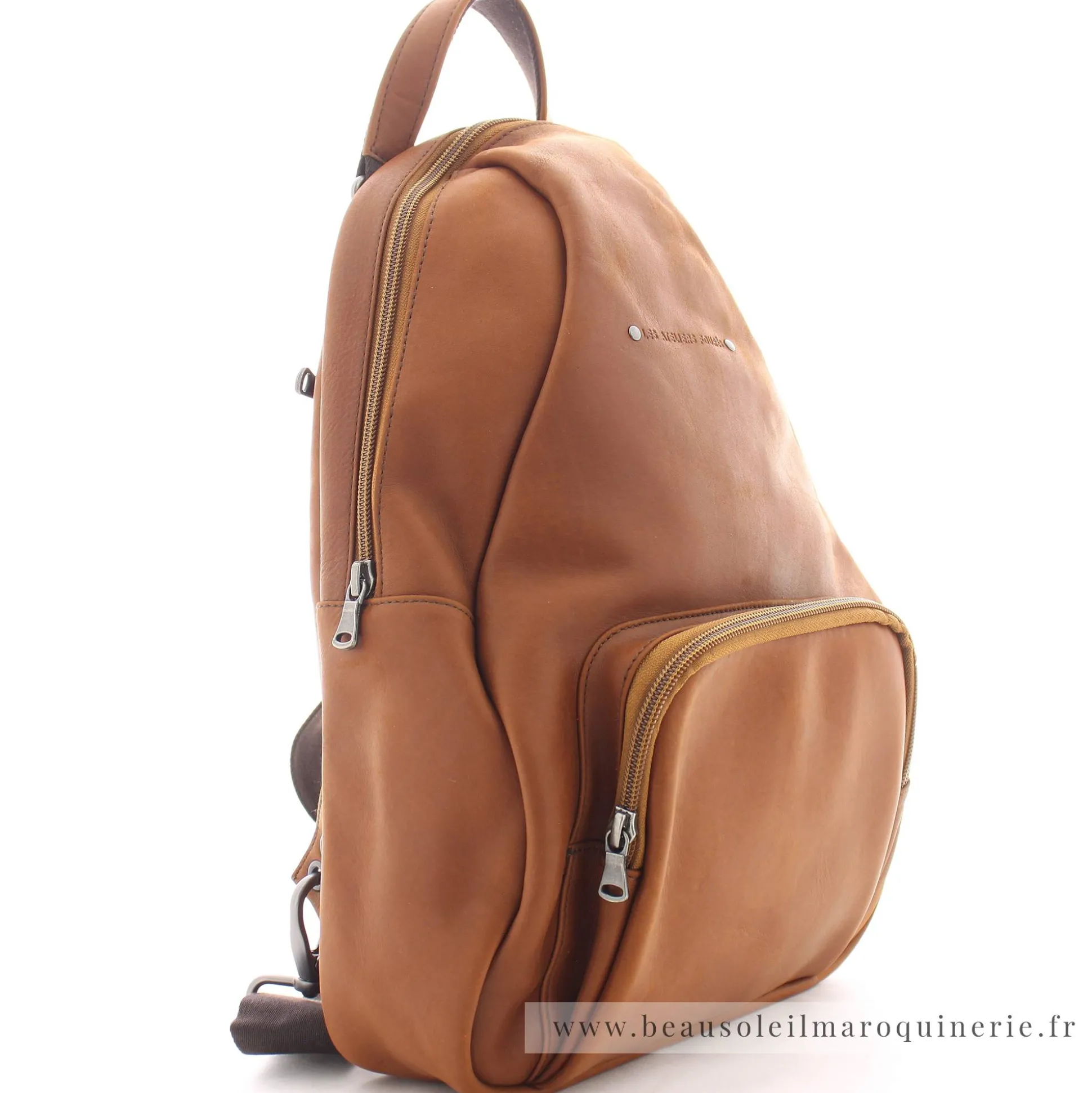 Les Ateliers Foures Sac a dos cuir Eole Baroudeur*Homme Sacs À Dos