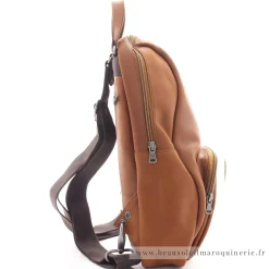 Les Ateliers Foures Sac a dos cuir Eole Baroudeur*Homme Sacs À Dos