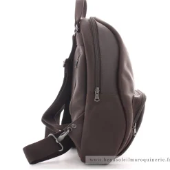 Les Ateliers Foures Sac a dos cuir Eole Baroudeur*Homme Sacs À Dos