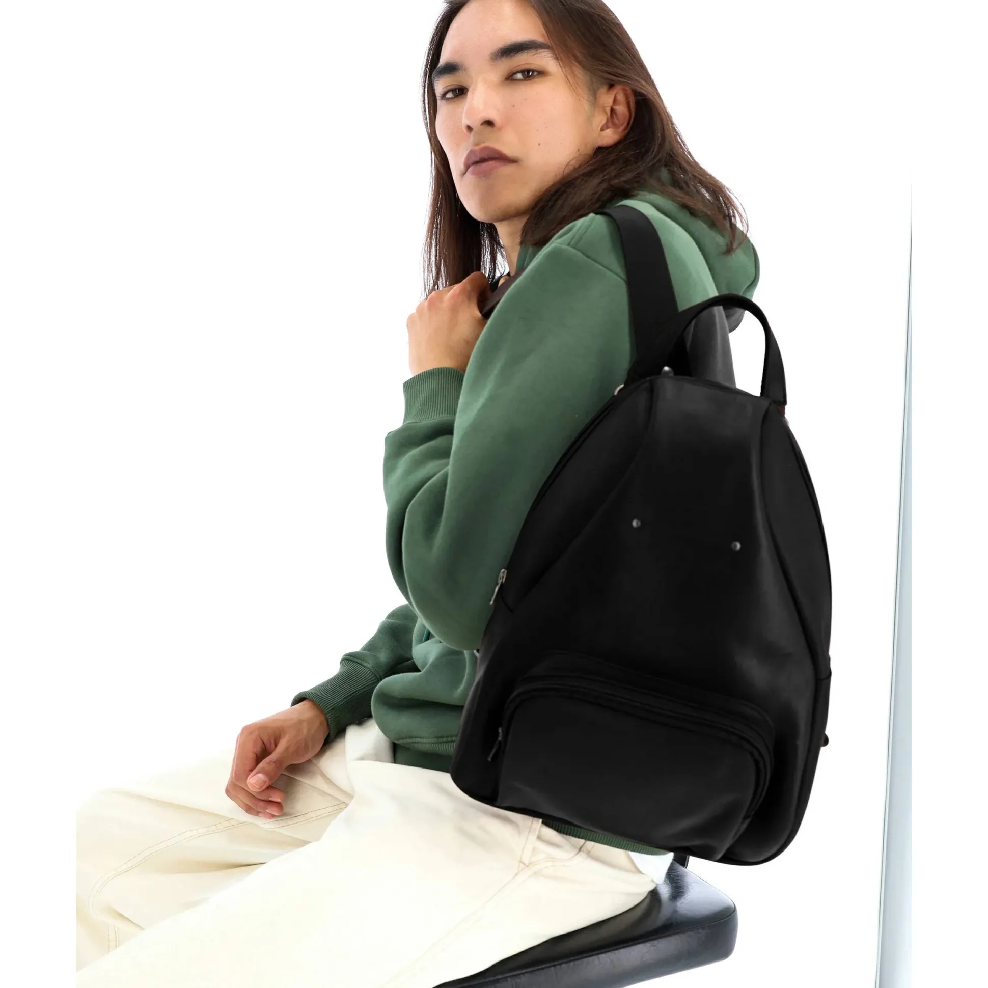 Les Ateliers Foures Sac a dos cuir Eole Baroudeur*Homme Sacs À Dos