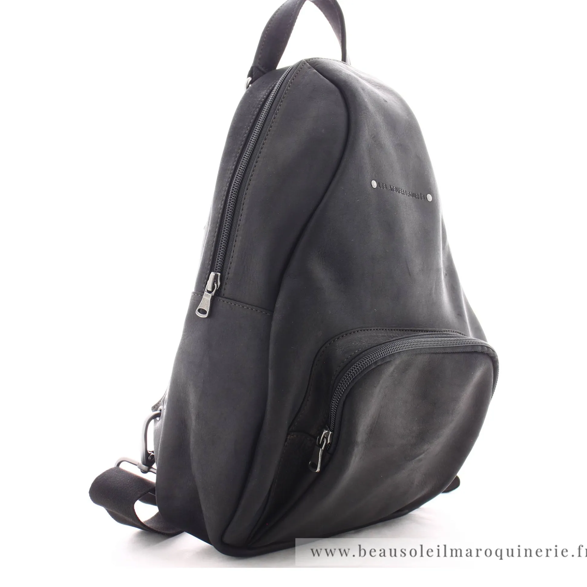 Les Ateliers Foures Sac a dos cuir Eole Baroudeur*Homme Sacs À Dos