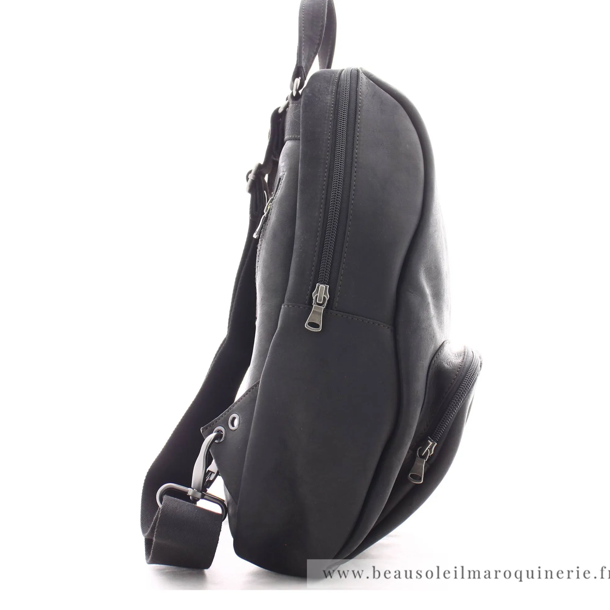 Les Ateliers Foures Sac a dos cuir Eole Baroudeur*Homme Sacs À Dos