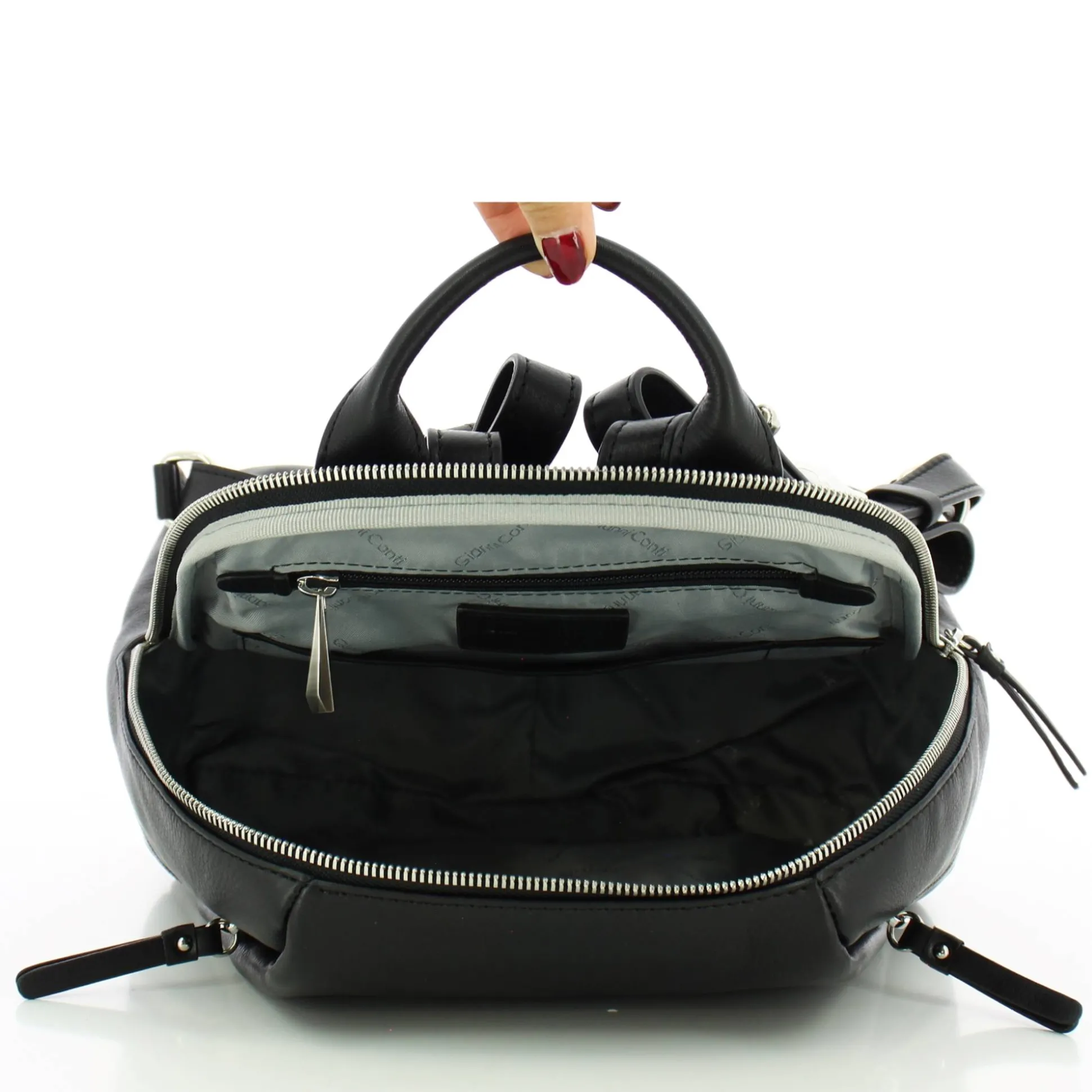 Gianni Conti Sac a dos en cuir pleine fleur*Femme Sacs À Dos Femme