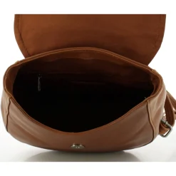 Mocca Sac a dos femme Cristina cuir a rabat*Femme Sacs À Dos Femme