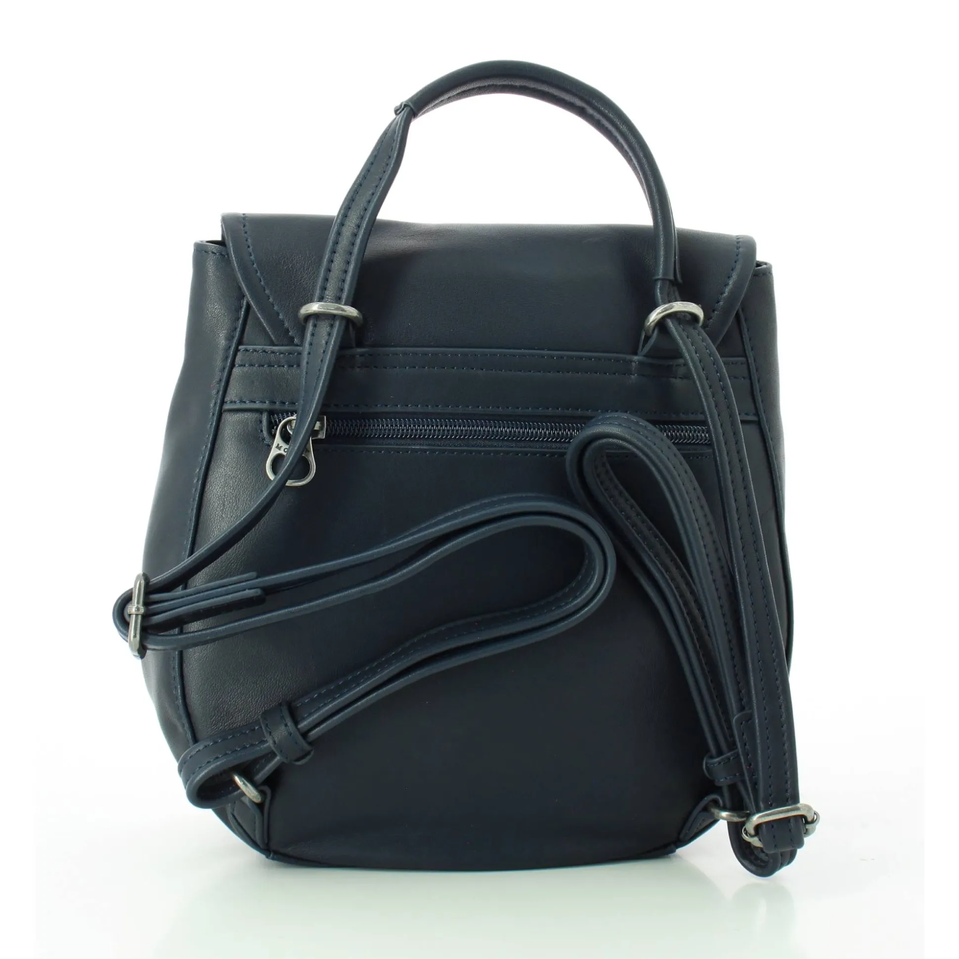 Mocca Sac a dos femme Cristina cuir a rabat*Femme Sacs À Dos Femme