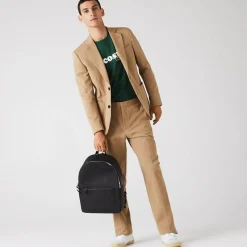 Lacoste Sac a dos ordinateur Chantaco cuir pique*Homme Sacs À Dos