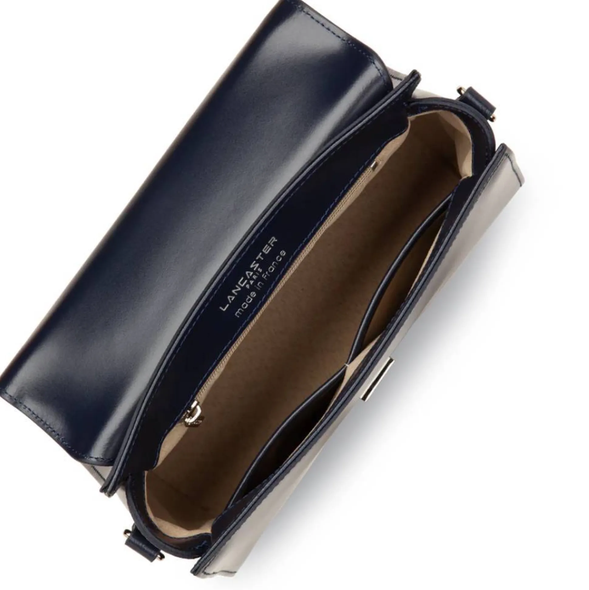 Lancaster Sac a main a rabat avec fermoir Suave Even M - Fabrique en France*Femme Sacs À Main