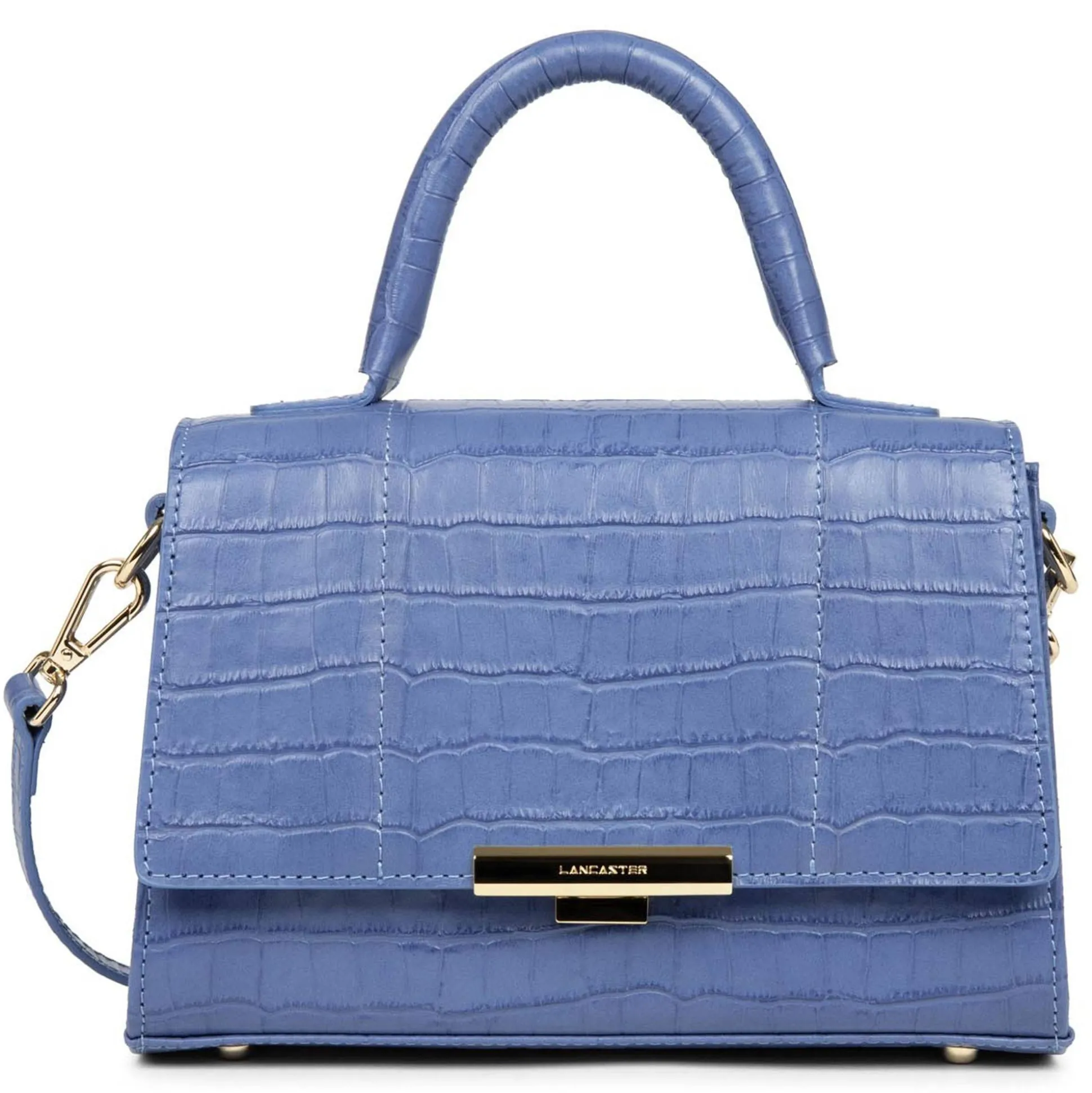 Lancaster Sac a main a rabat Exotic Trinity croco*Femme Sacs À Main
