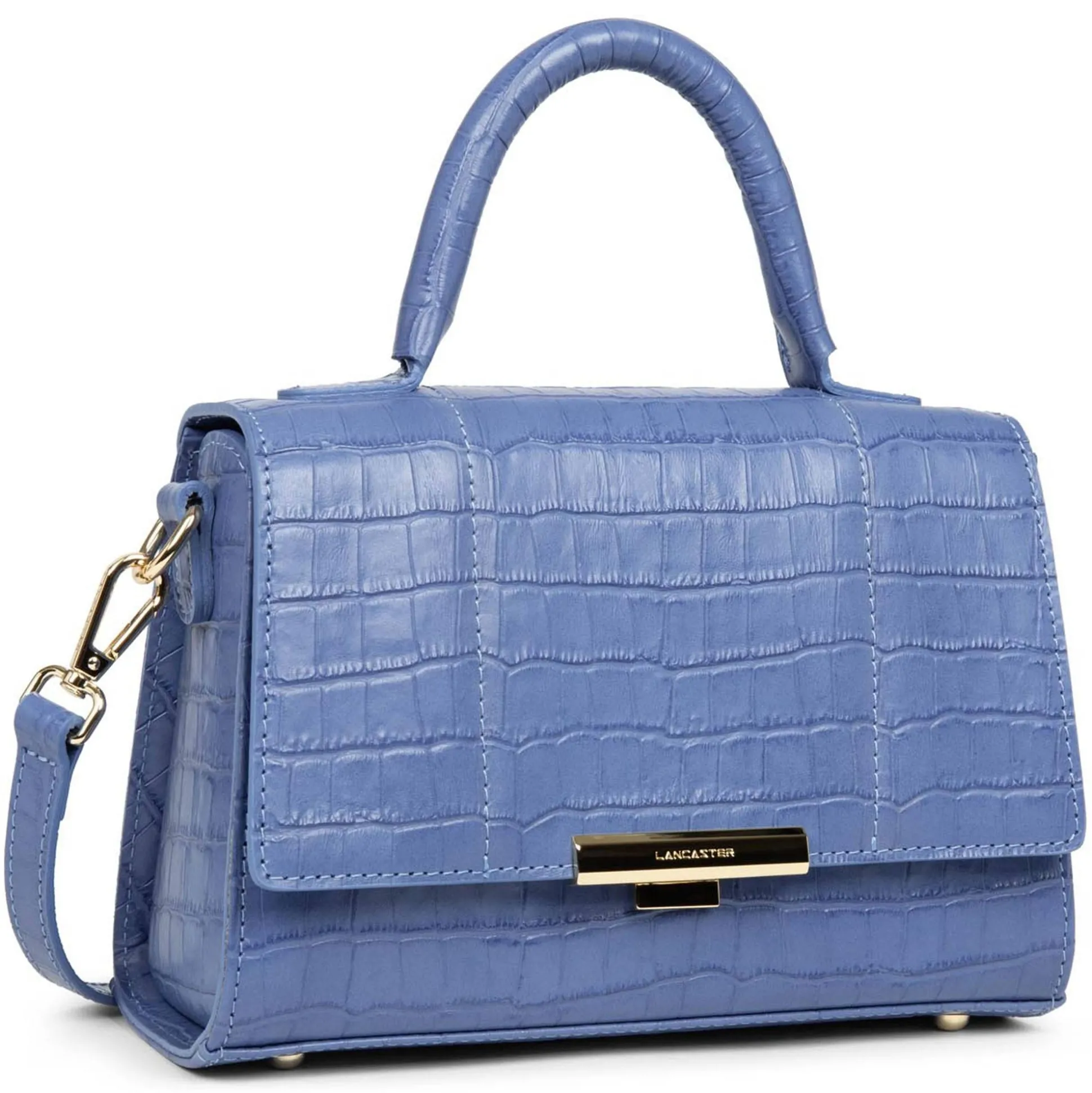 Lancaster Sac a main a rabat Exotic Trinity croco*Femme Sacs À Main
