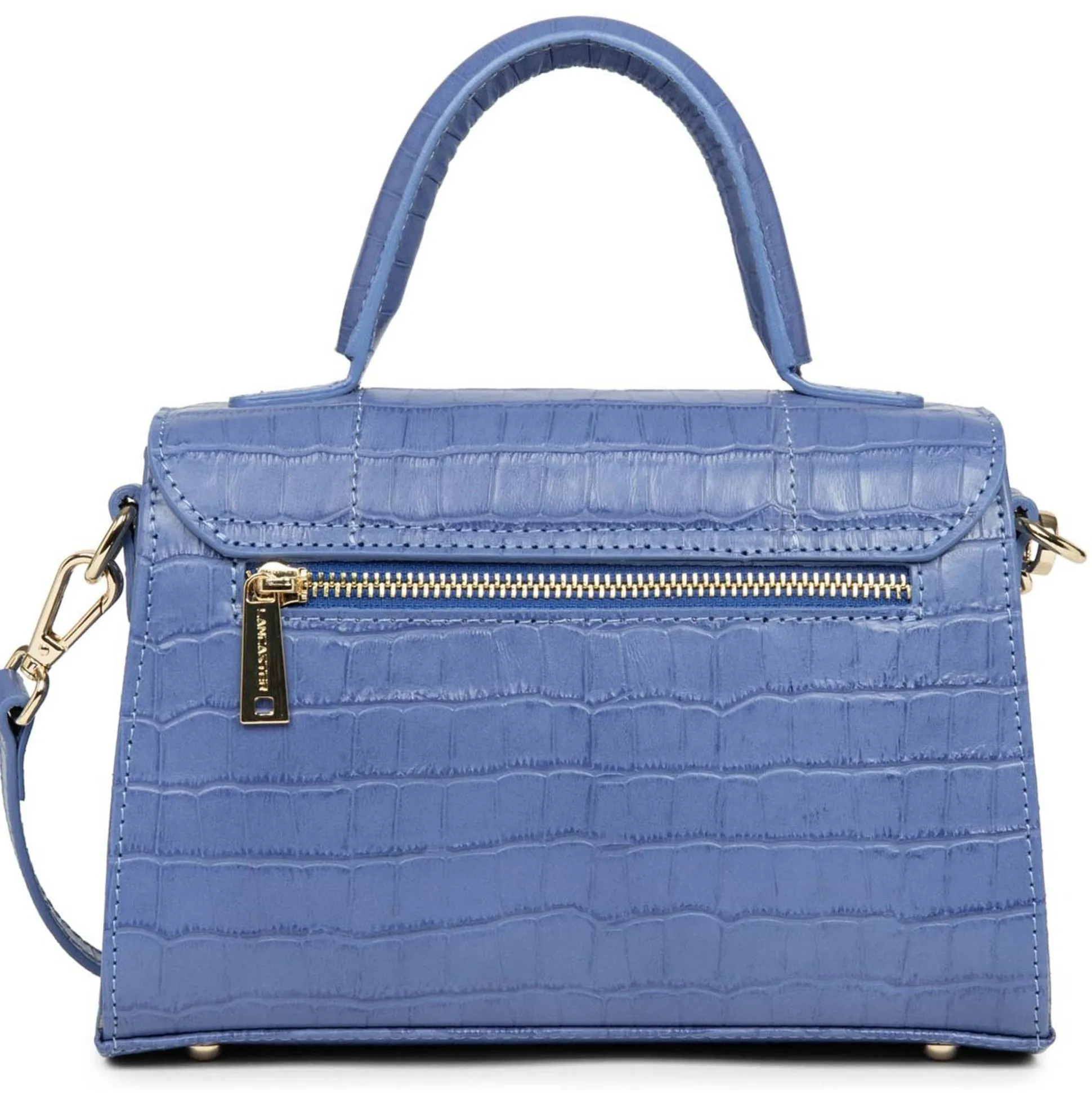 Lancaster Sac a main a rabat Exotic Trinity croco*Femme Sacs À Main