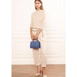 Lancaster Sac a main a rabat Exotic Trinity croco*Femme Sacs À Main