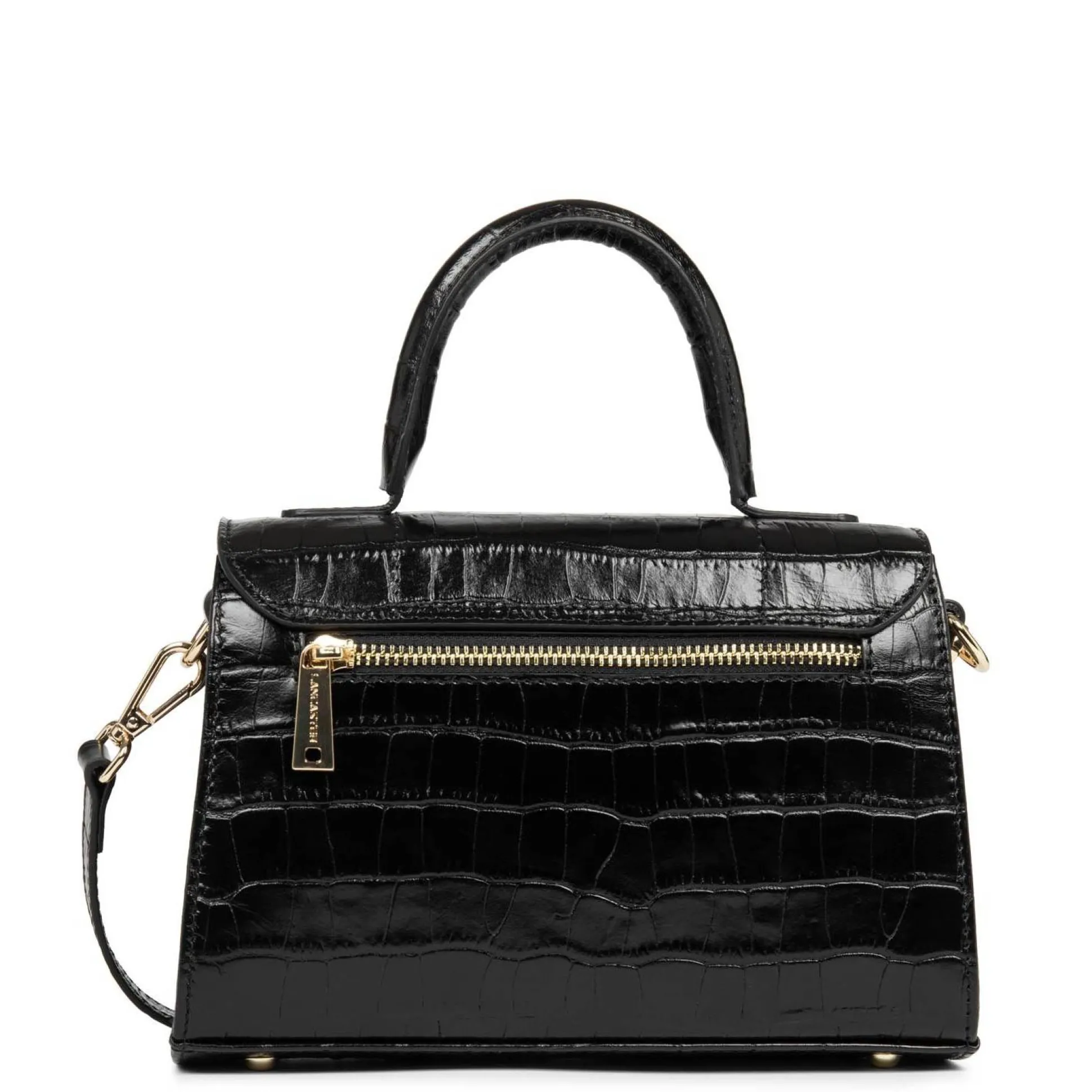 Lancaster Sac a main a rabat Exotic Trinity croco*Femme Sacs À Main