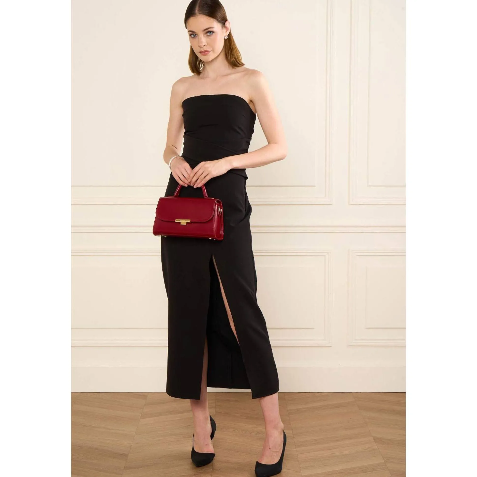 Lancaster Sac a main avec rabat a fermoir Suave Evenly*Femme Sacs À Main