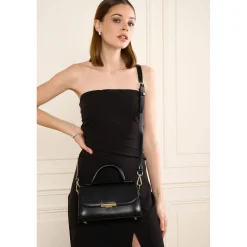 Lancaster Sac a main avec rabat a fermoir Suave Evenly*Femme Sacs À Main
