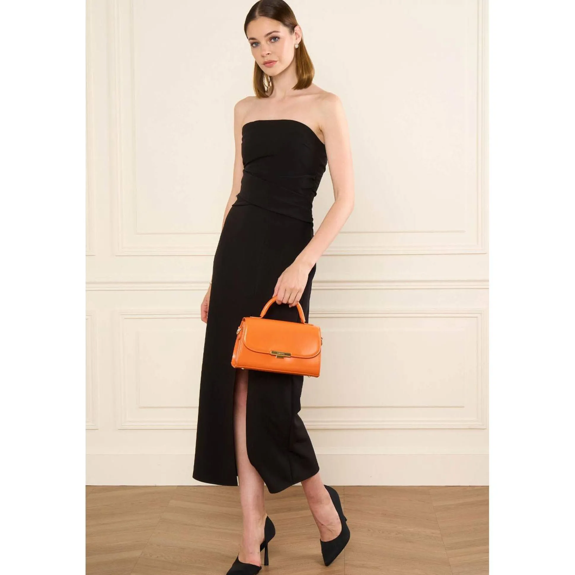Lancaster Sac a main avec rabat a fermoir Suave Evenly*Femme Sacs À Main