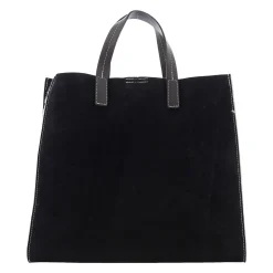 Marlon Firenze Sac a main cuir nubuck et fourrure*Femme Sacs À Main