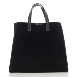 Marlon Firenze Sac a main cuir nubuck et fourrure*Femme Sacs À Main