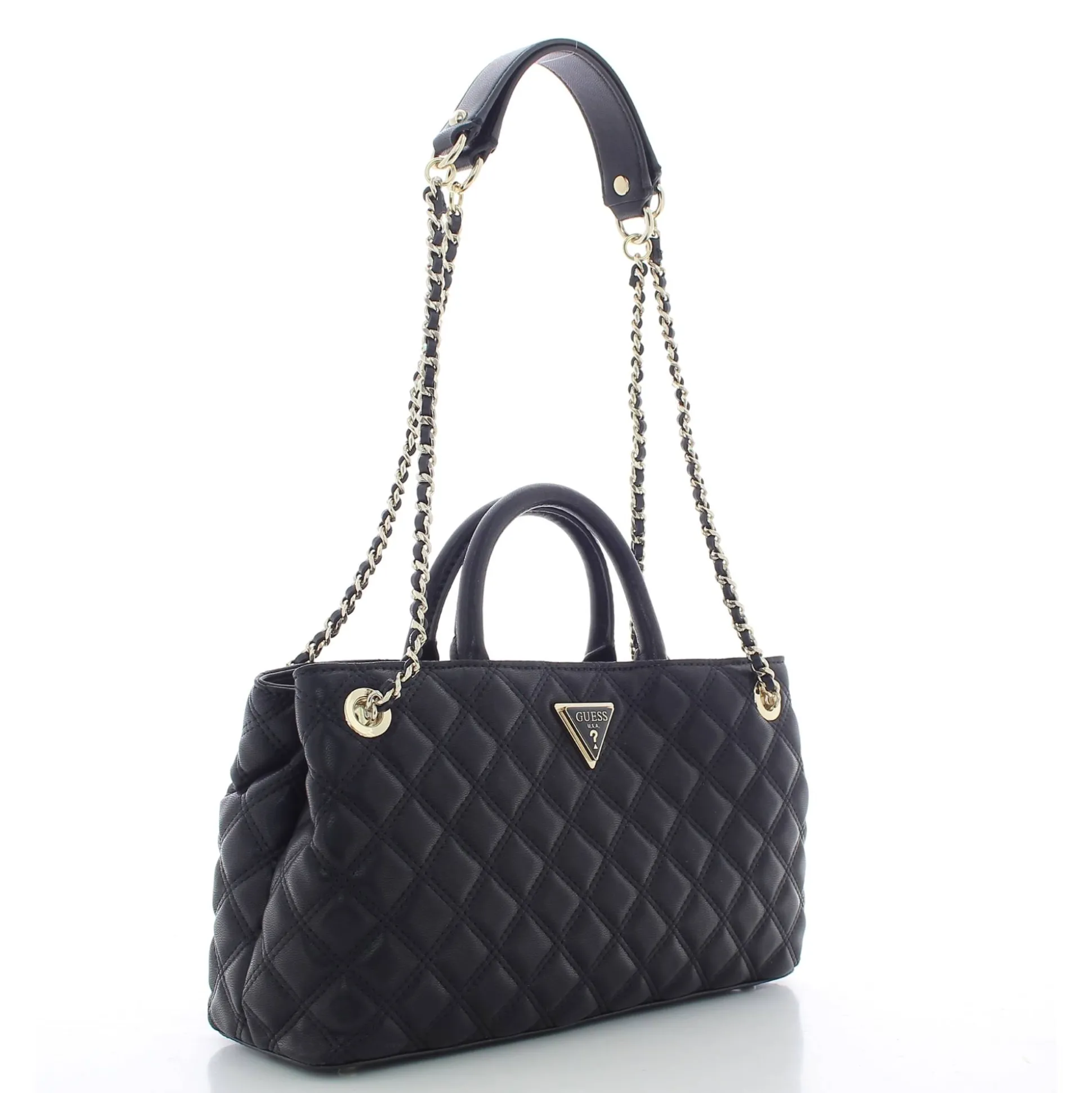 Guess Sac a main Giully effet matelasse*Femme Sacs Porté Épaule|Sacs À Main