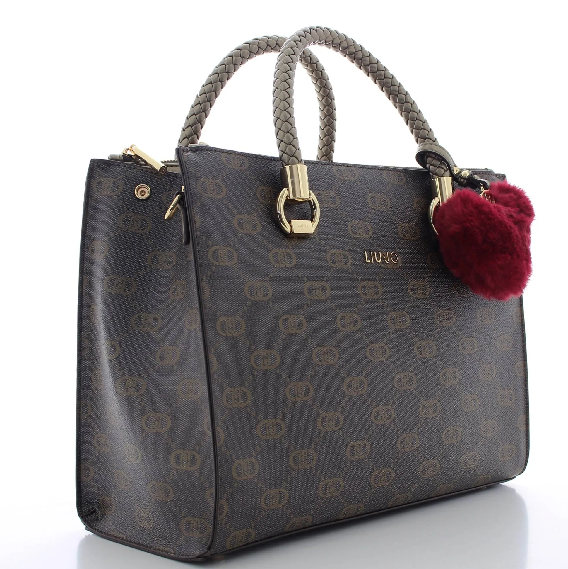 Liu Jo Sac a main Manhattan logo anses tressees*Femme Sacs À Main
