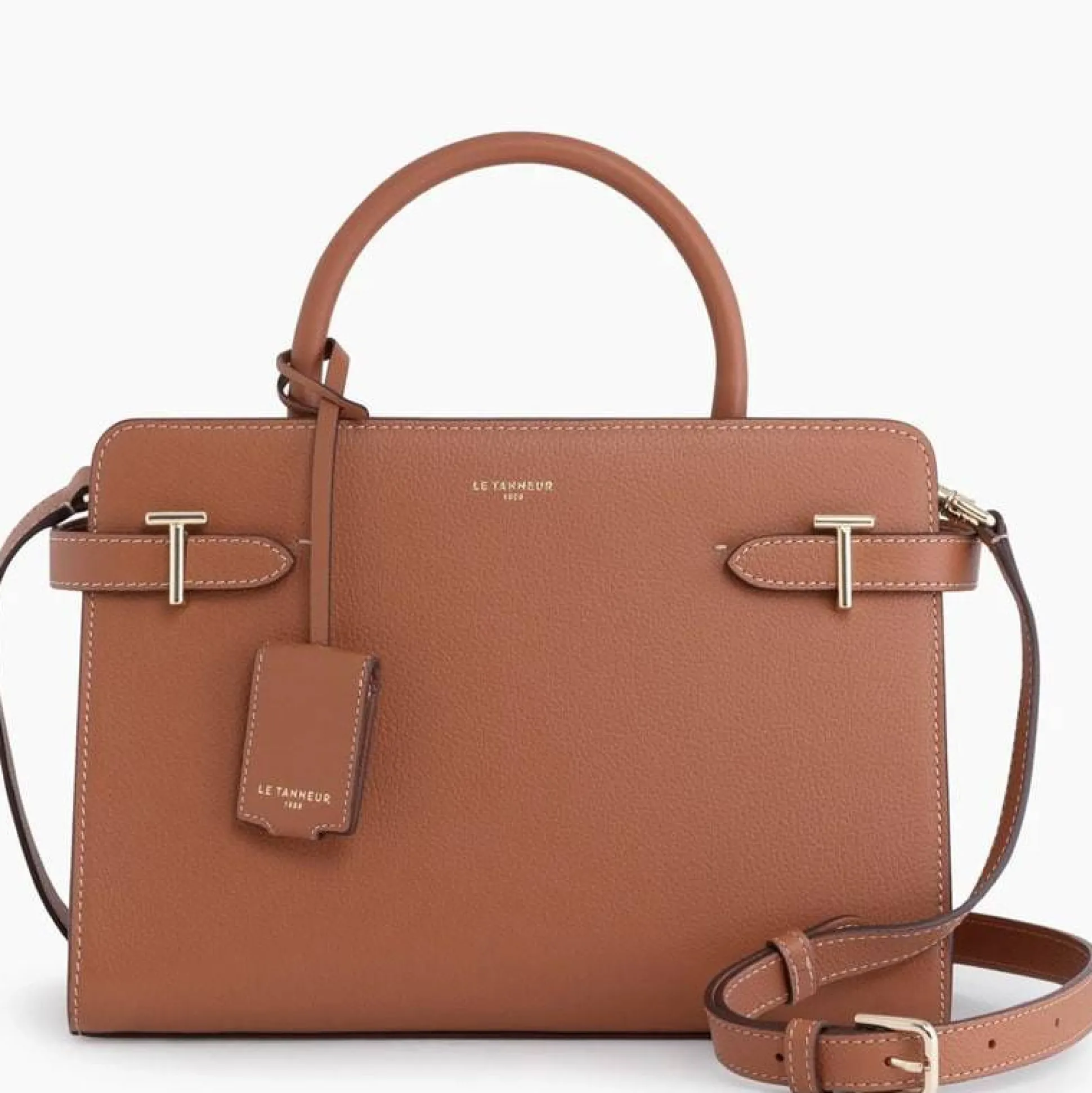 Le Tanneur Sac a main moyen Emilie cuir graine*Femme Sacs À Main