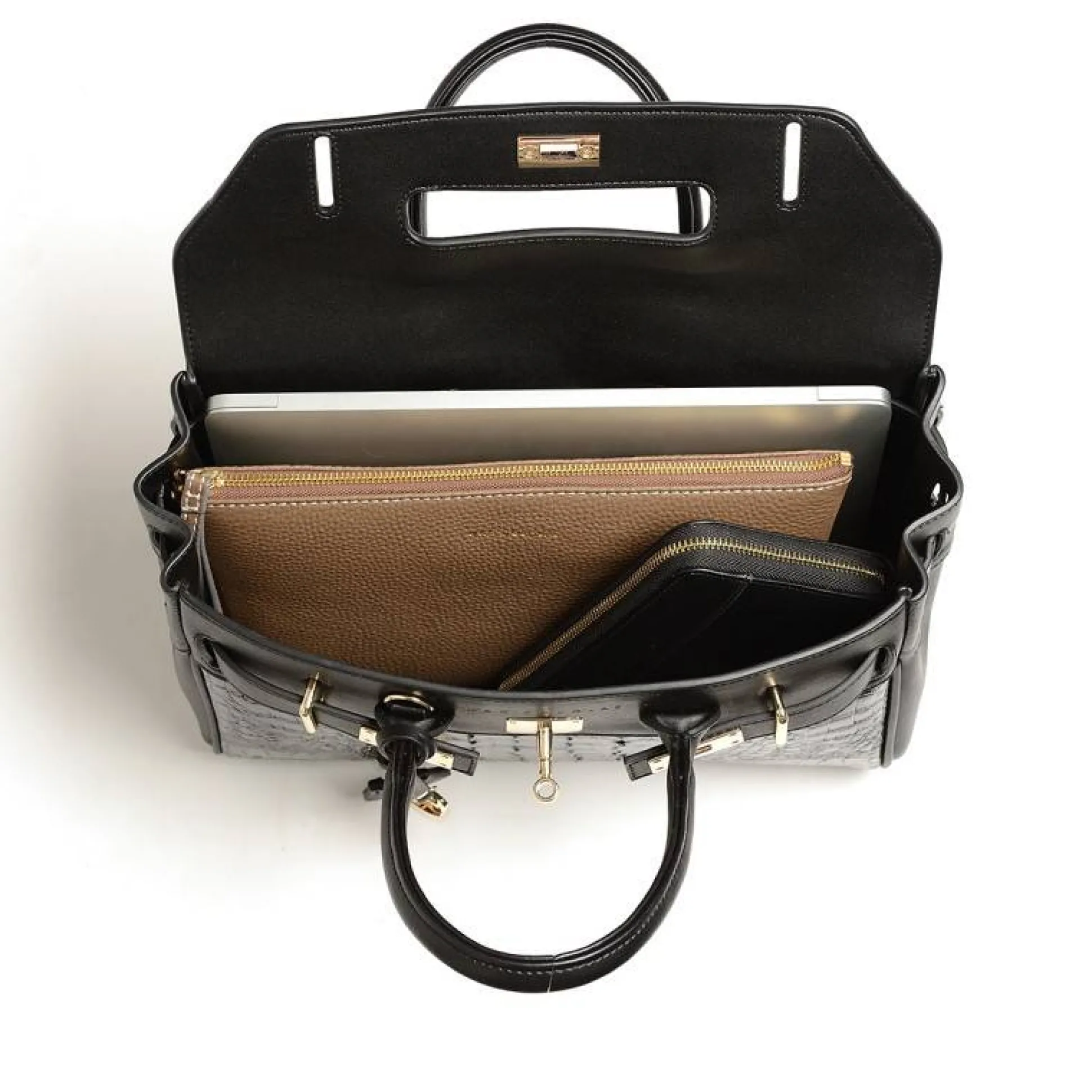 Mac Douglas Sac a main Pyla Meryl facon crocodile XS*Femme Sacs À Main