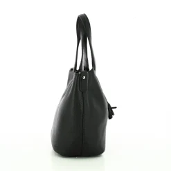Francinel Sac a main Soline cuir graine avec pompon*Femme Sacs À Main