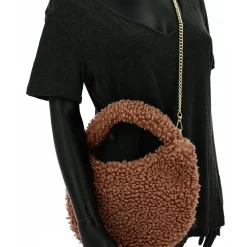Marlon Firenze Sac a main teddy effet fourrure*Femme Sacs Bandoulière