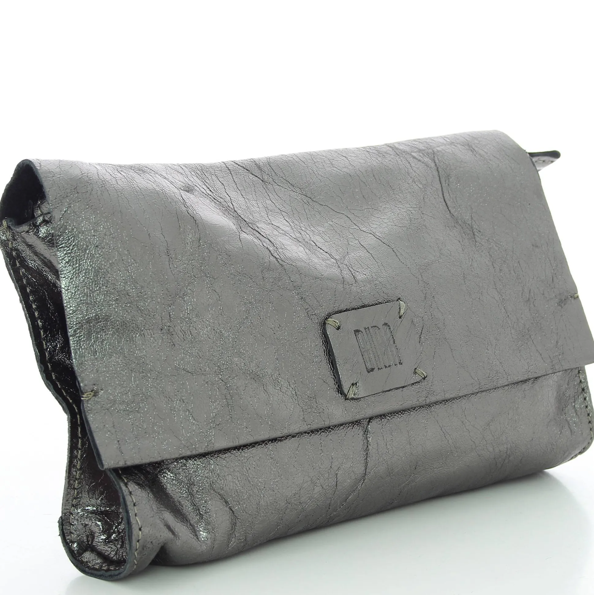 Biba Sac a rabat Chester Smog en cuir metallise*Femme Sacs Bandoulière