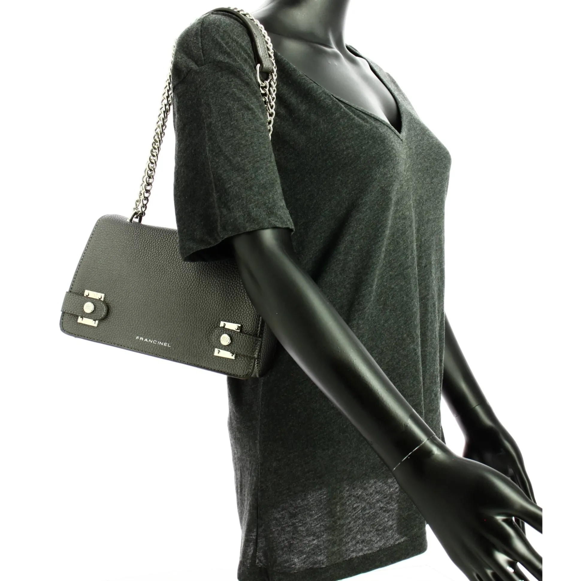 Francinel Sac a rabat Maddie bandouliere chaine*Femme Sacs Bandoulière