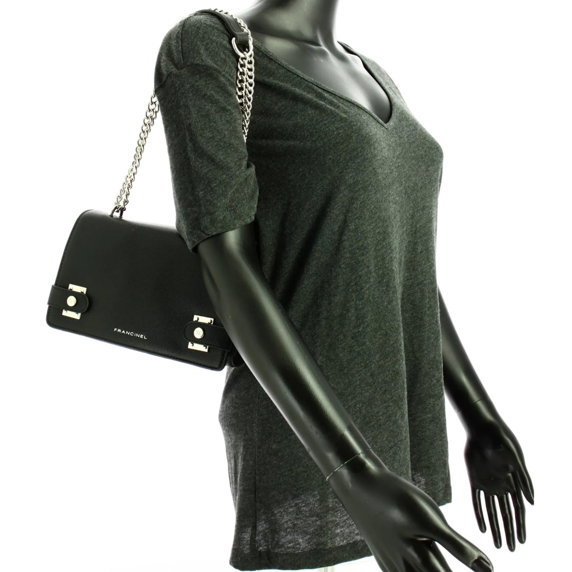 Francinel Sac a rabat Maddie bandouliere chaine*Femme Sacs Bandoulière