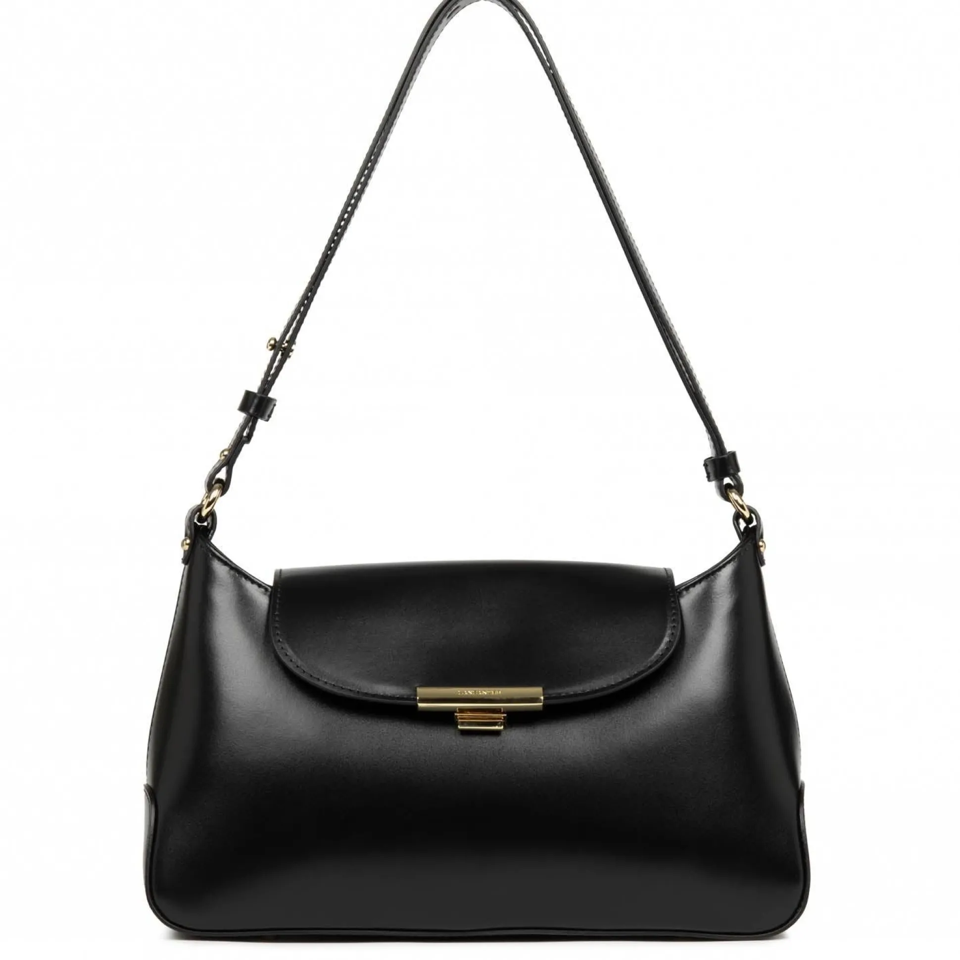 Lancaster Sac baguette a rabat avec fermoir dore Suave Evenly*Femme Sacs Porté Épaule