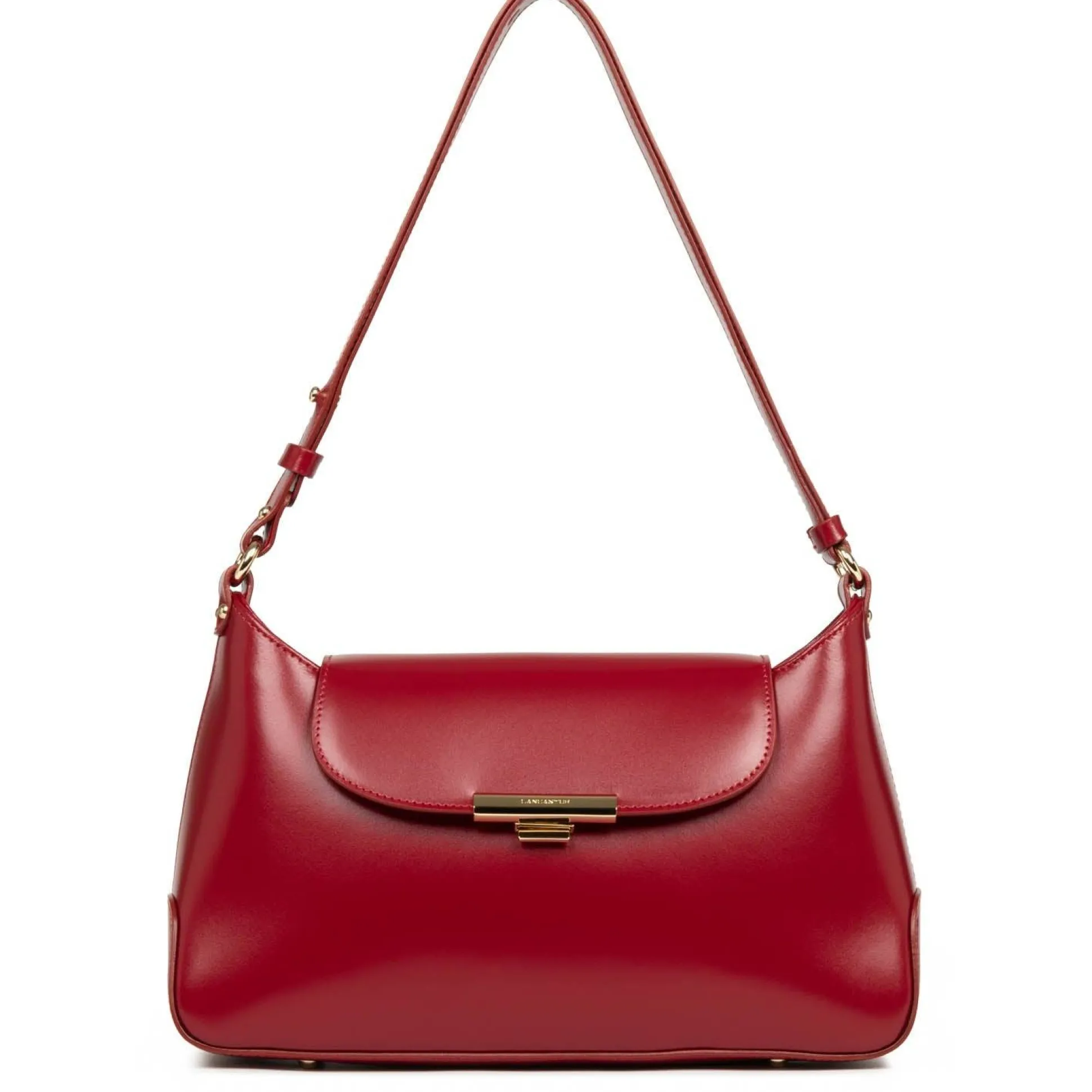 Lancaster Sac baguette a rabat avec fermoir dore Suave Evenly*Femme Sacs Porté Épaule