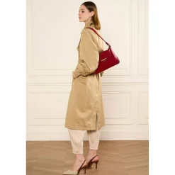 Lancaster Sac baguette a rabat avec fermoir dore Suave Evenly*Femme Sacs Porté Épaule