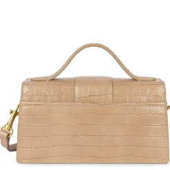 Lancaster Sac baguette a rabat Exotic Ily croco*Femme Sacs Bandoulière